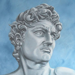 2D-3D Series - Portrait of David - by Mark Ward at ArtyMarksArt