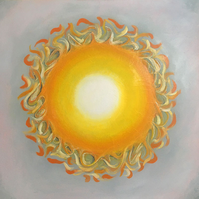 Fire (3 of 4 of a Quadriptych) - by Mark Ward at ArtyMarksArt