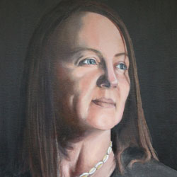 Portrait of Jacqui - by Mark Ward at ArtyMarksArt