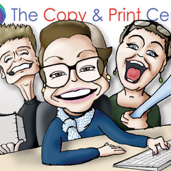 Copy and Print Cartoon v1 by Mark Ward at ArtyMarks Art