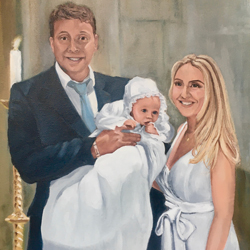 Portrait of Ryan, Emma and Freya Damms - by Mark Ward at ArtyMarksArt