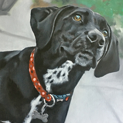 Portrait of Millie - by Portrait Painter Mark Ward at Mark Ward Portraits