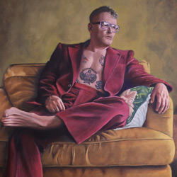 Portrait of British TV and Film Actor, Tony Pitts by Mark Ward, Portrait Artist